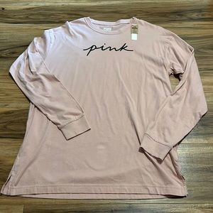 PINK light pink long sleeve shirt